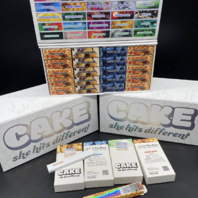 Cake Disposables Bulk order, sealed devices in 1G, 2G, 3G and 6G sizes